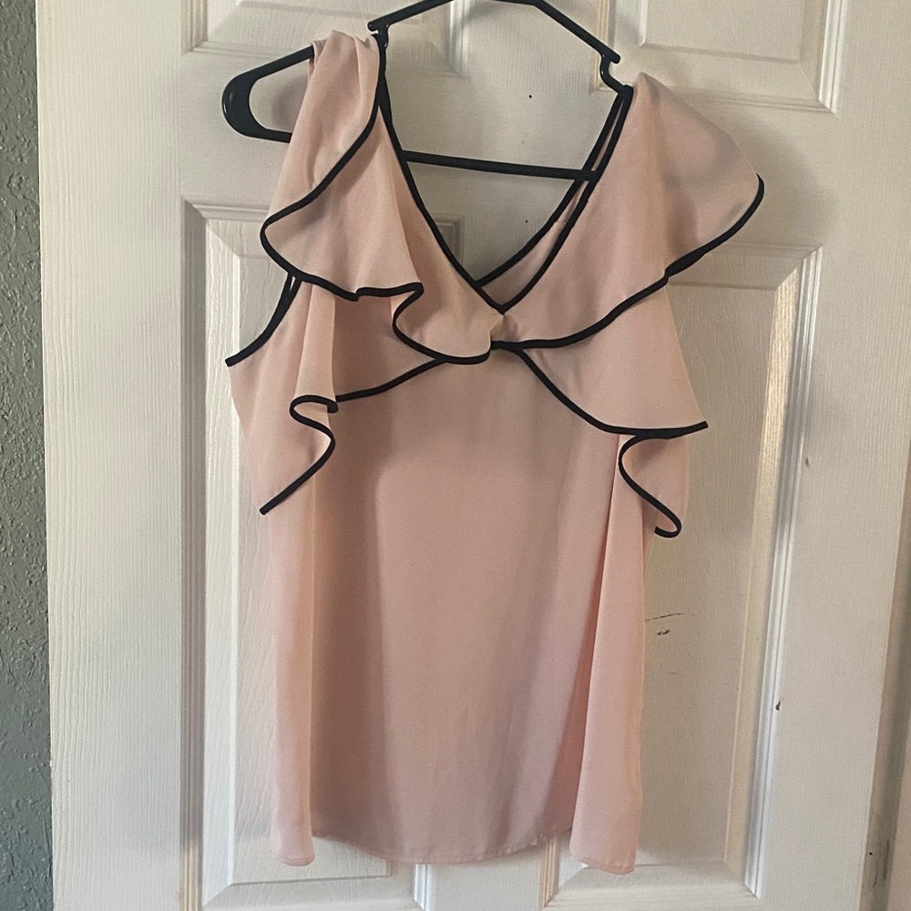 Elegant Pink Ruffled Women's Dress